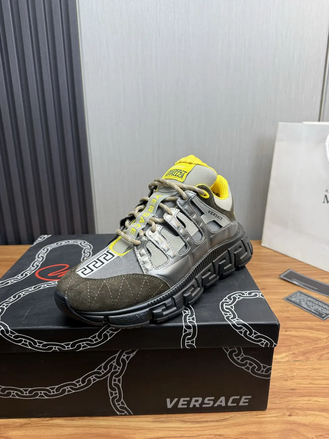 Versace Style Leather Men's Shoes Lookbook Reference image 1