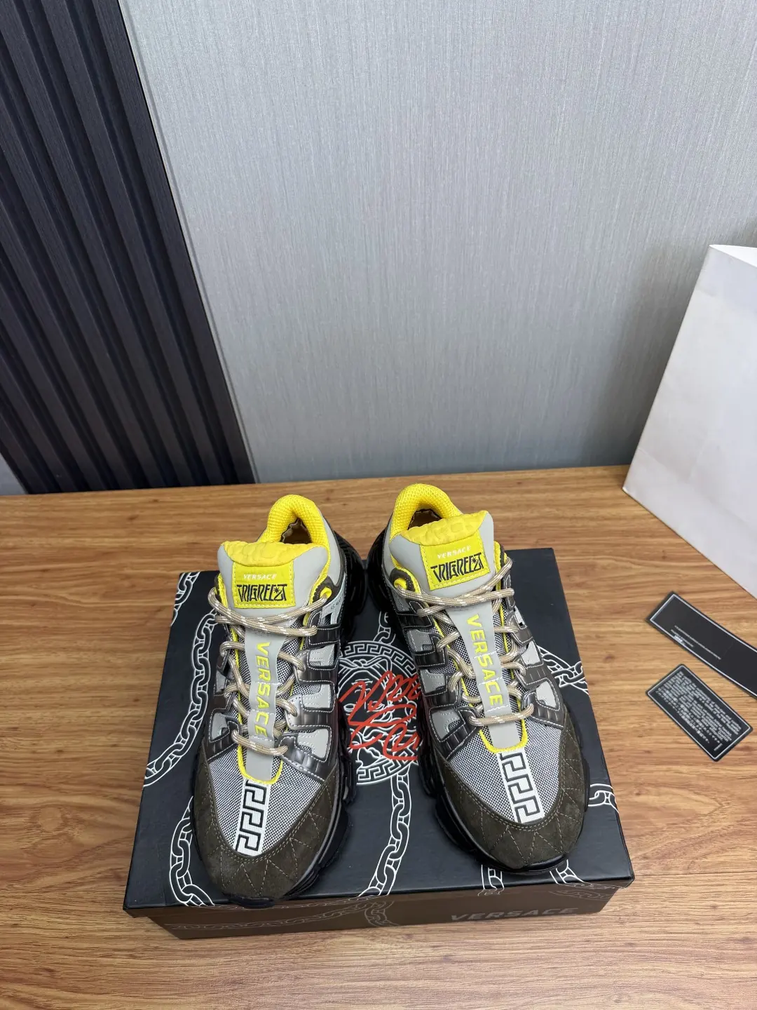 Versace Style Leather Men's Shoes Lookbook Reference image 2