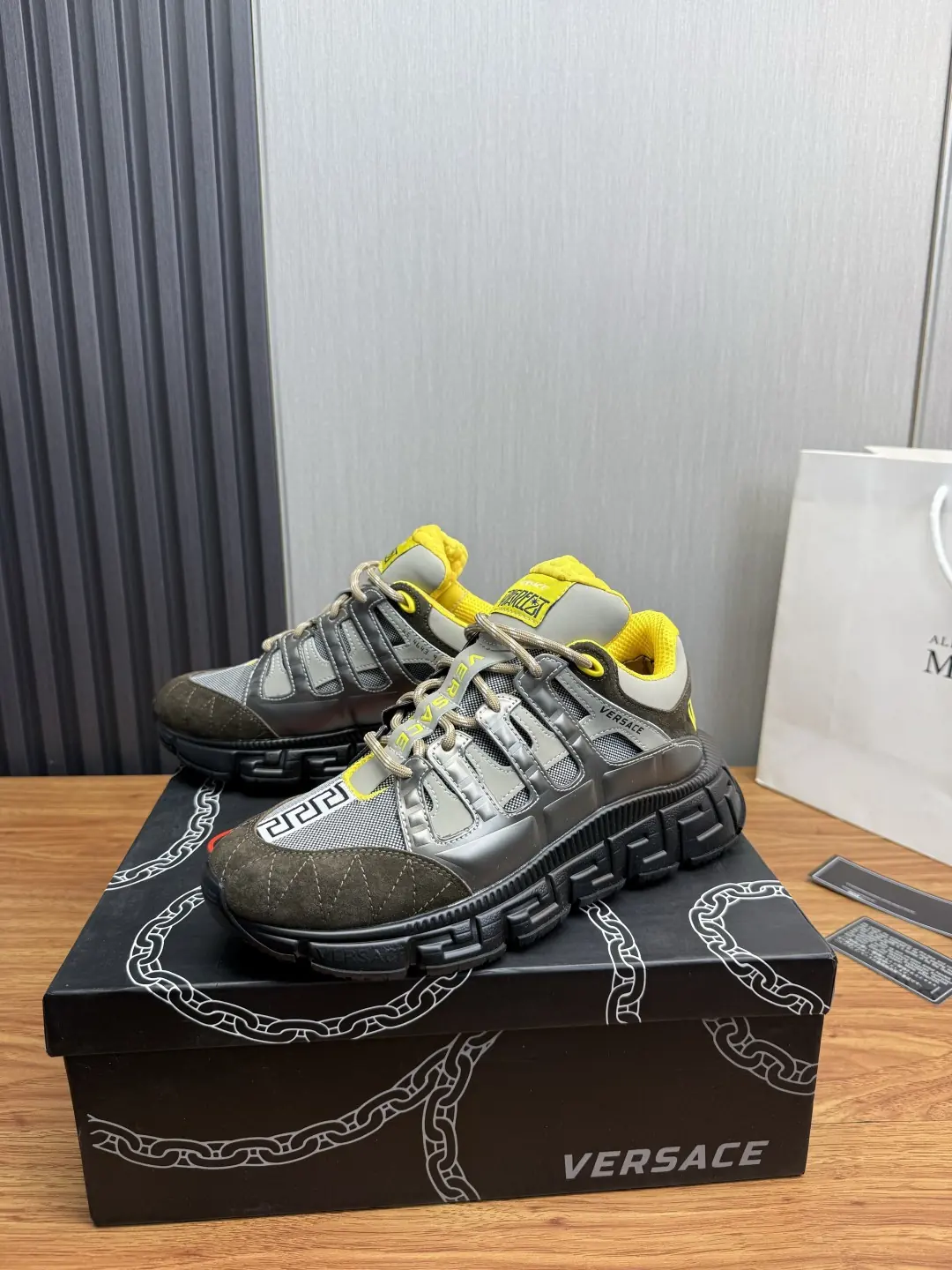 Versace Style Leather Men's Shoes Lookbook Reference image 3