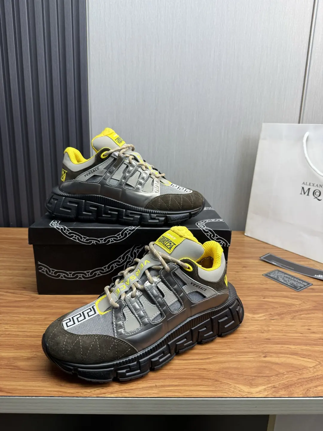 Versace Style Leather Men's Shoes Lookbook Reference image 4