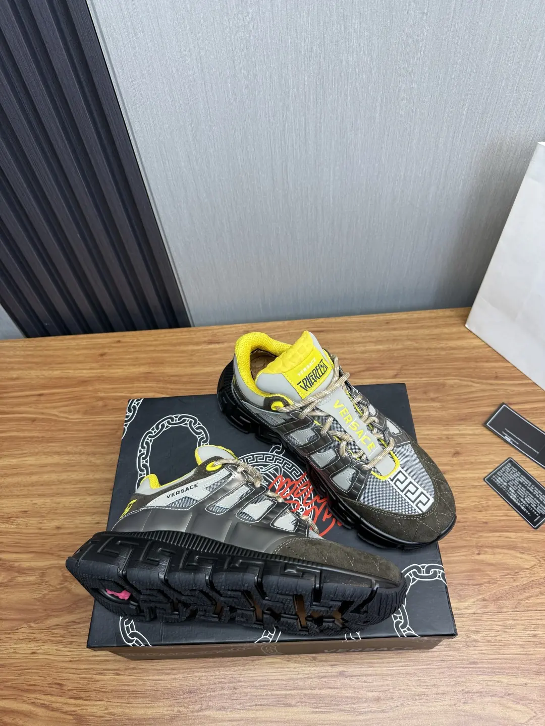 Versace Style Leather Men's Shoes Lookbook Reference image 6