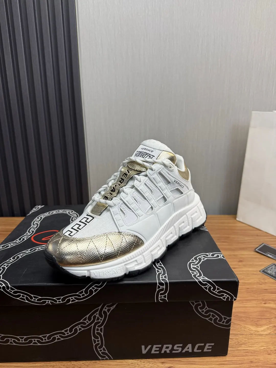Versace Style Leather Men's Shoes Lookbook Reference image 1
