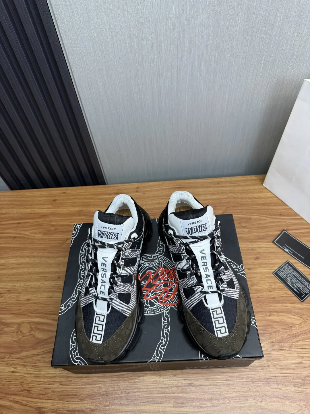 Versace Style Leather Men's Shoes Lookbook Reference image 2