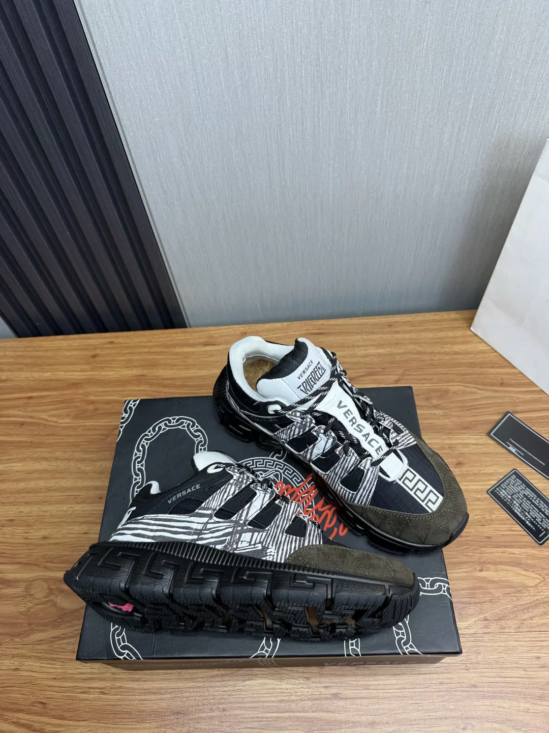Versace Style Leather Men's Shoes Lookbook Reference image 6