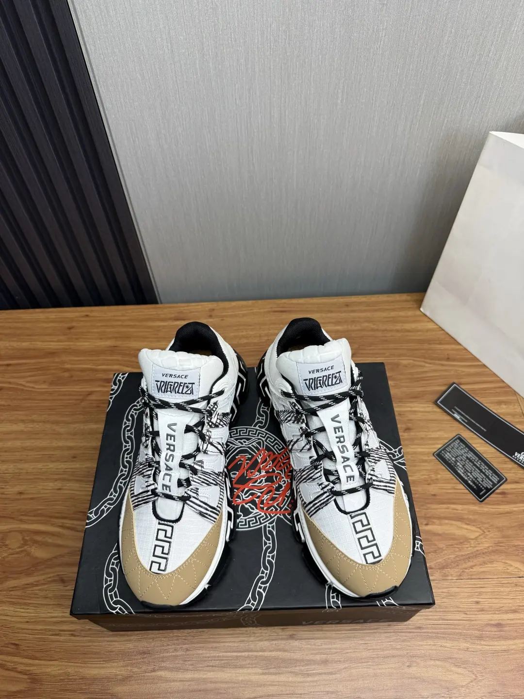 Versace Style Leather Men's Shoes Lookbook Reference image 2