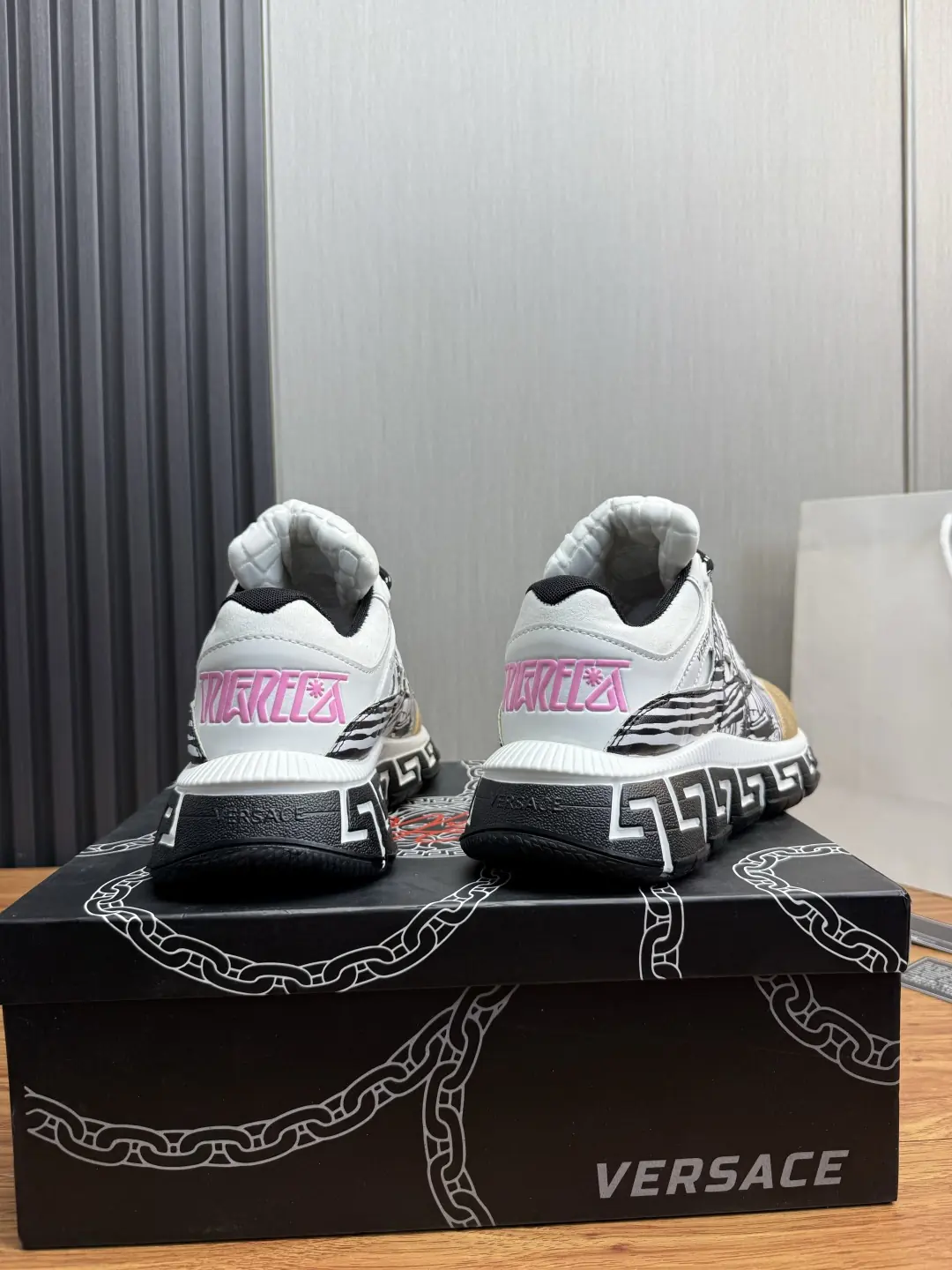 Versace Style Leather Men's Shoes Lookbook Reference image 5