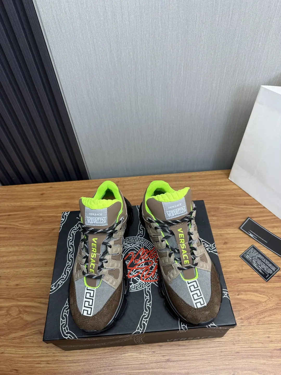 Versace Style Leather Men's Shoes Lookbook Reference image 2