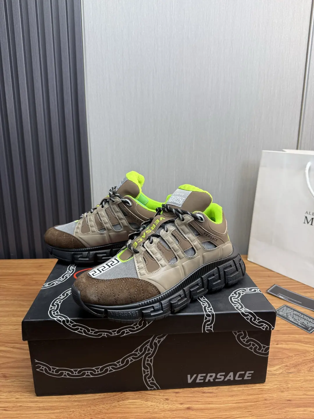 Versace Style Leather Men's Shoes Lookbook Reference image 3