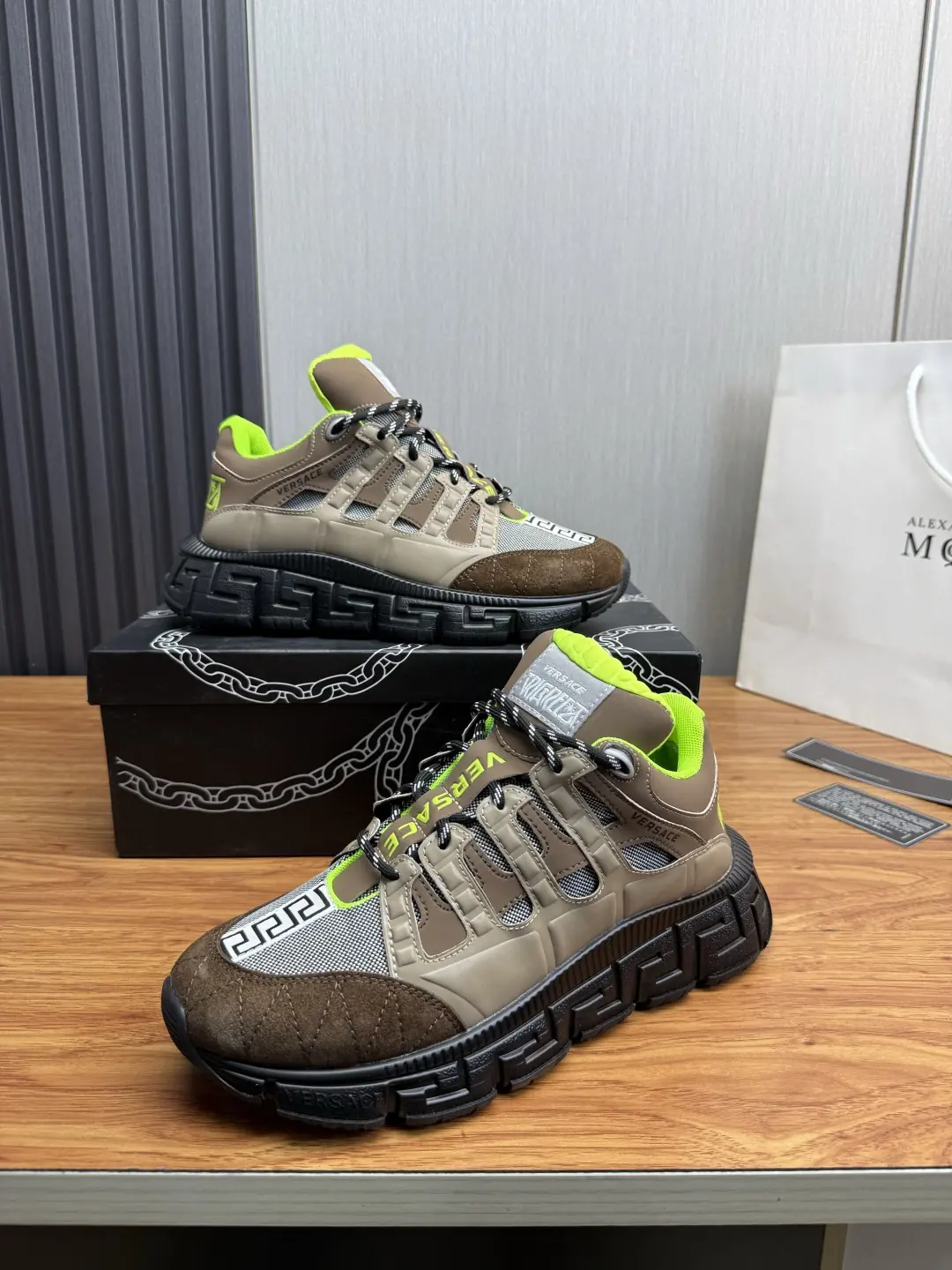 Versace Style Leather Men's Shoes Lookbook Reference image 4