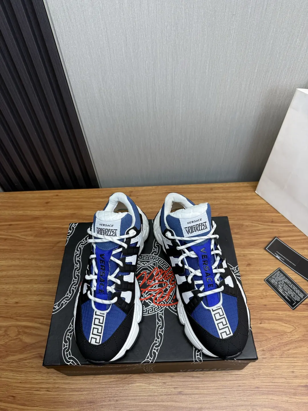 Versace Style Leather Men's Shoes Lookbook Reference image 2