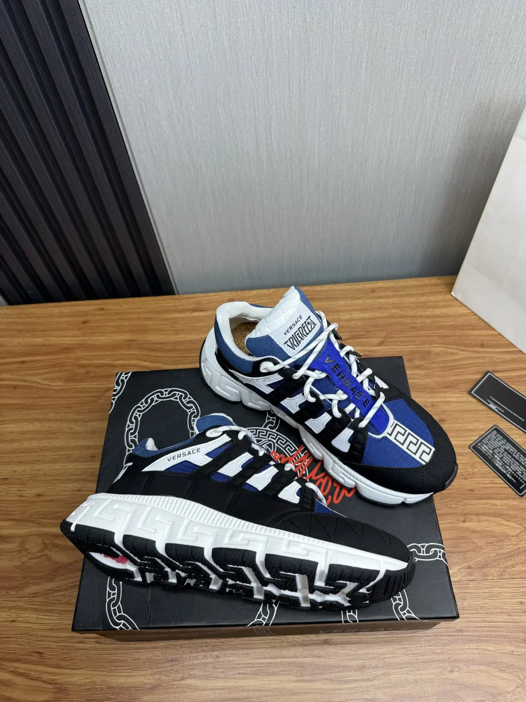 Versace Style Leather Men's Shoes Lookbook Reference image 6