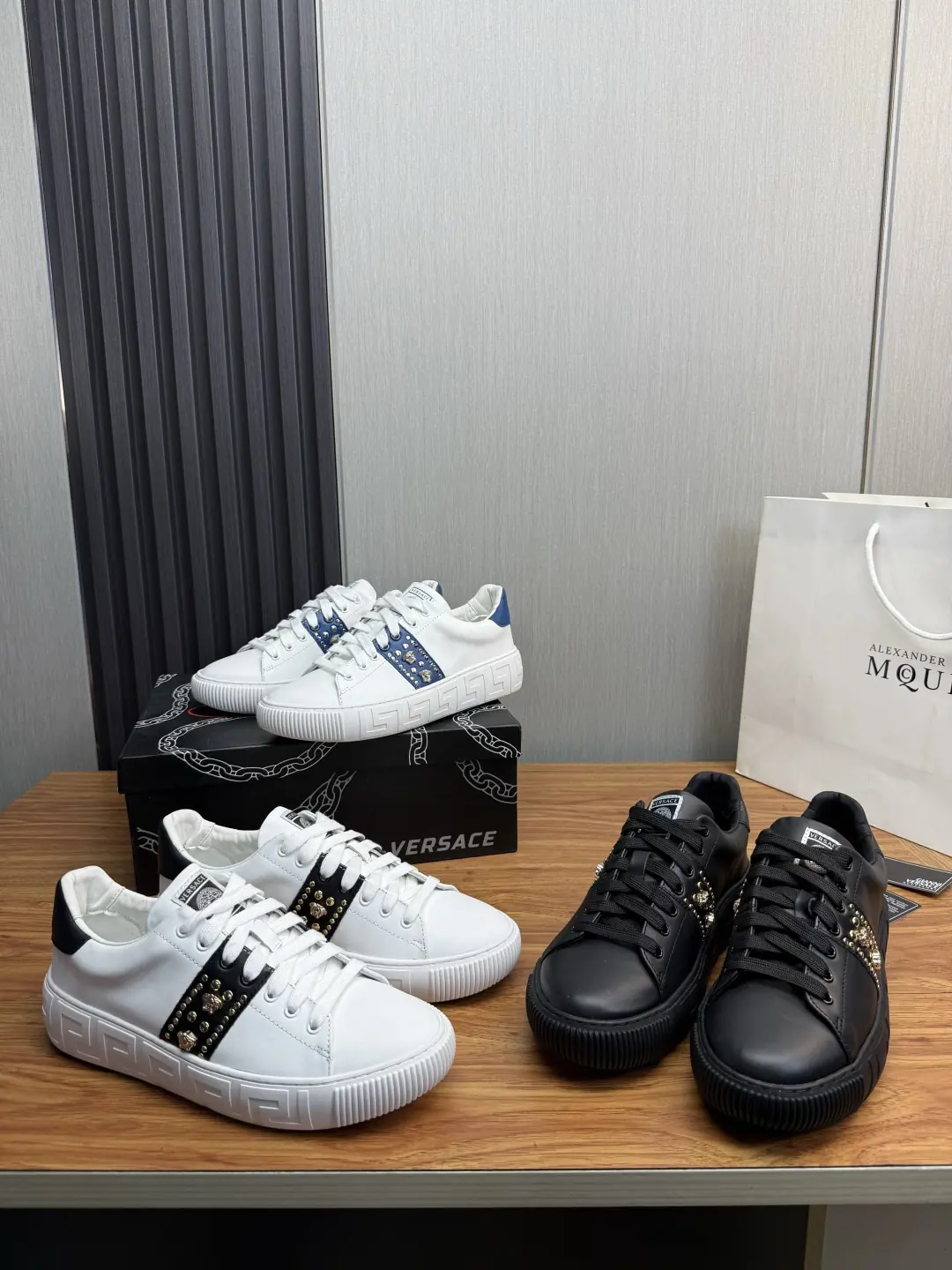 Versace Style Leather Men's Shoes Lookbook Reference image 1