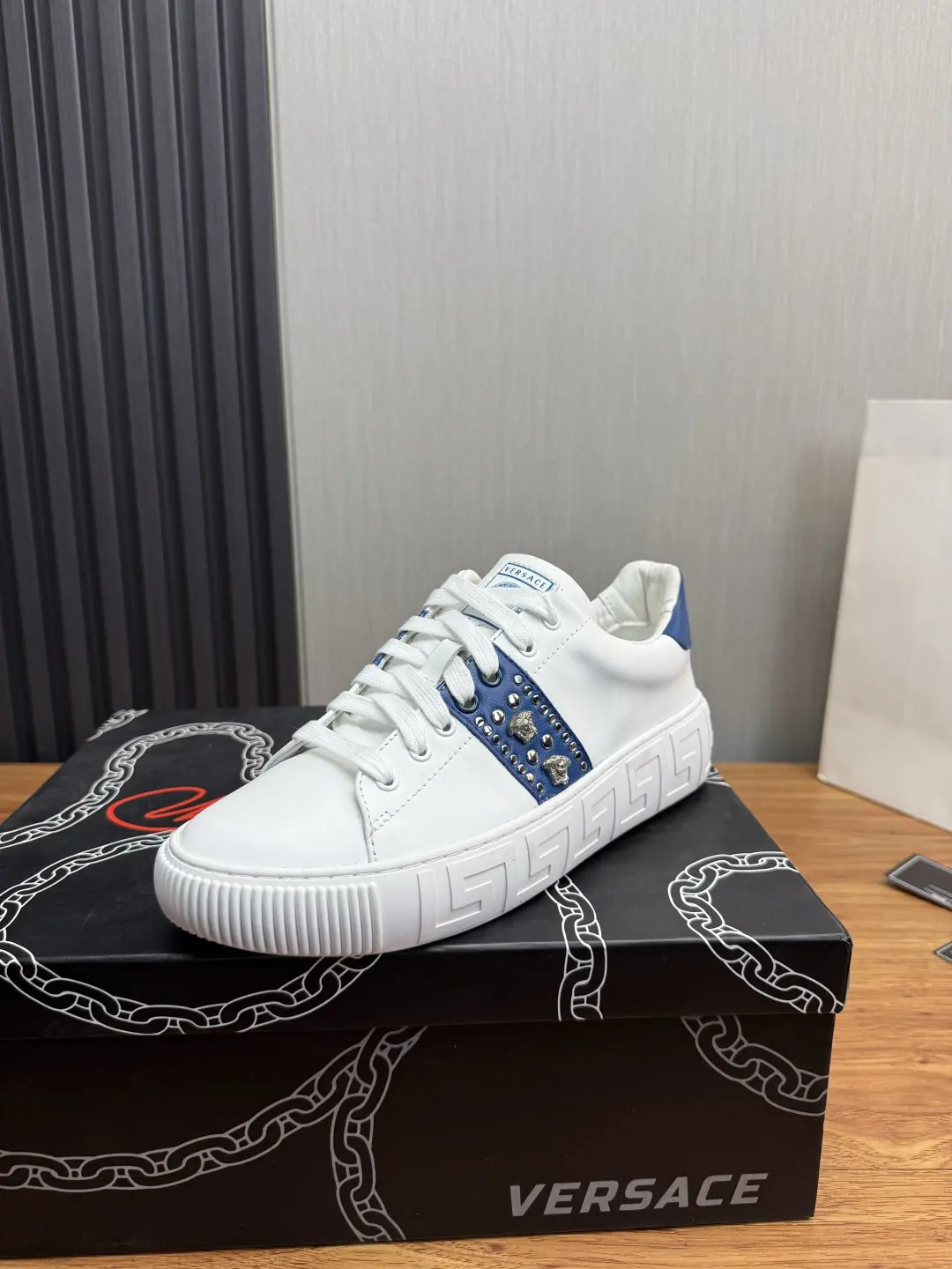 Versace Style Leather Men's Shoes Lookbook Reference image 1