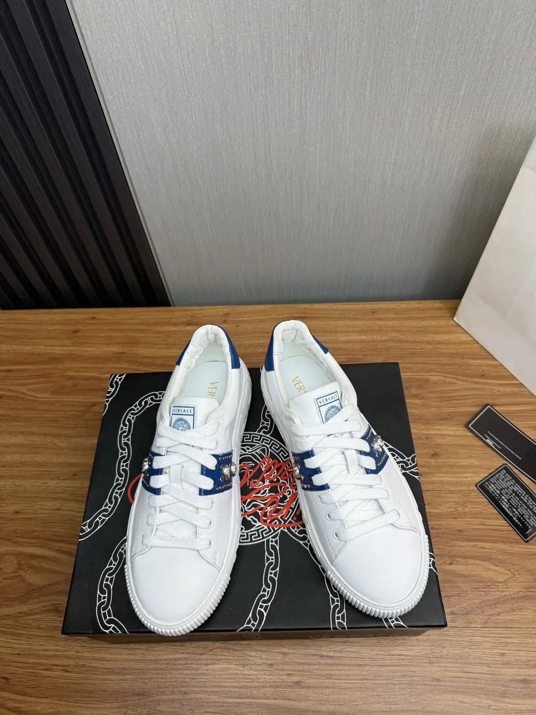 Versace Style Leather Men's Shoes Lookbook Reference image 2