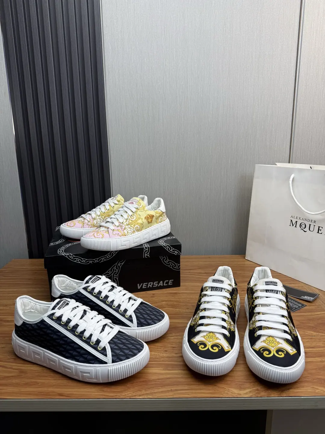 Versace Style Leather Men's Shoes Lookbook Reference image 1