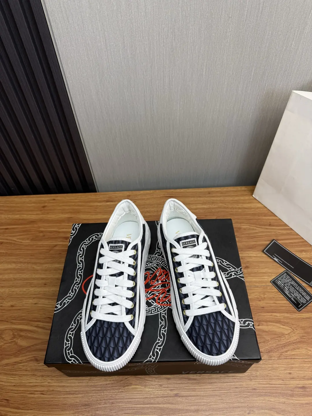 Versace Style Leather Men's Shoes Lookbook Reference image 2