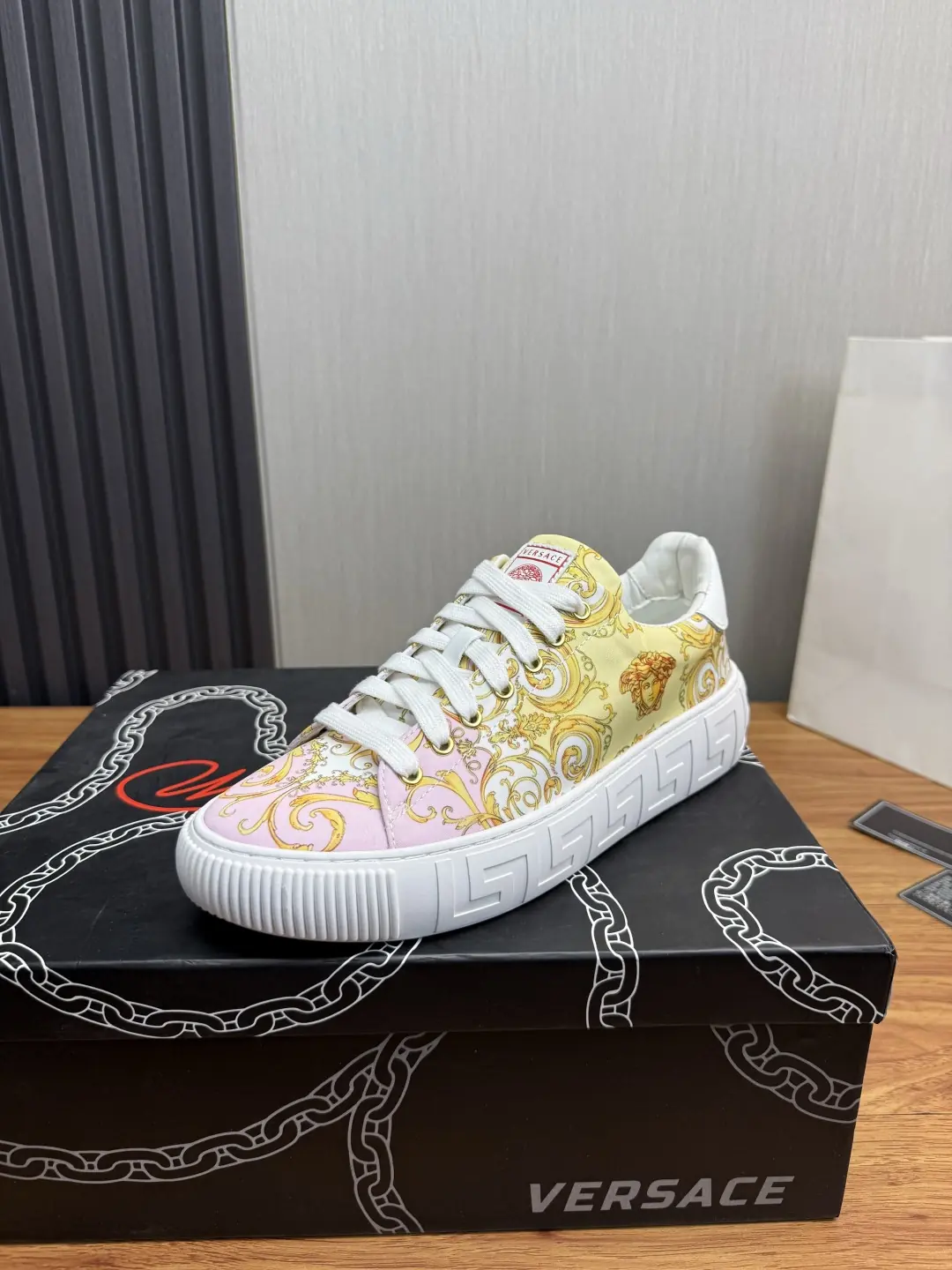 Versace Style Leather Men's Shoes Lookbook Reference image 1