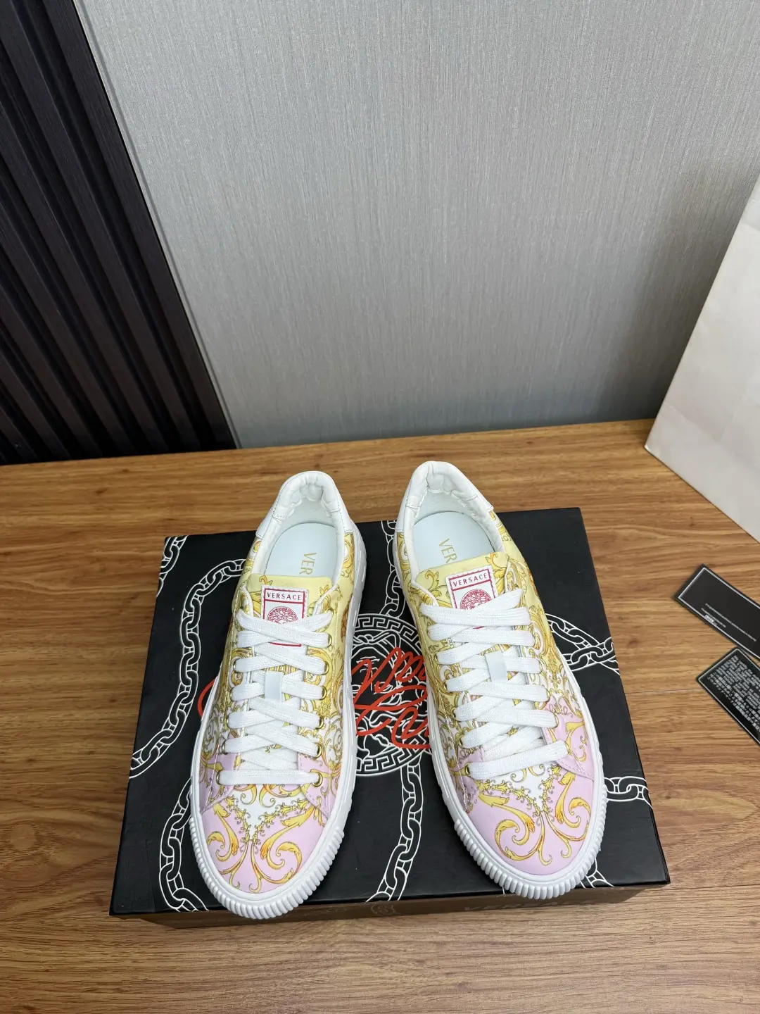 Versace Style Leather Men's Shoes Lookbook Reference image 2