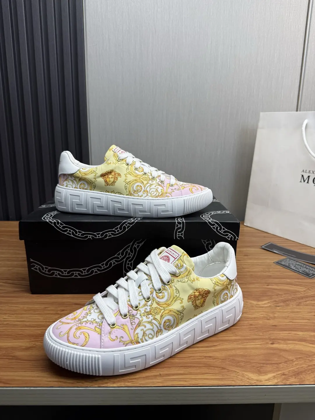 Versace Style Leather Men's Shoes Lookbook Reference image 4