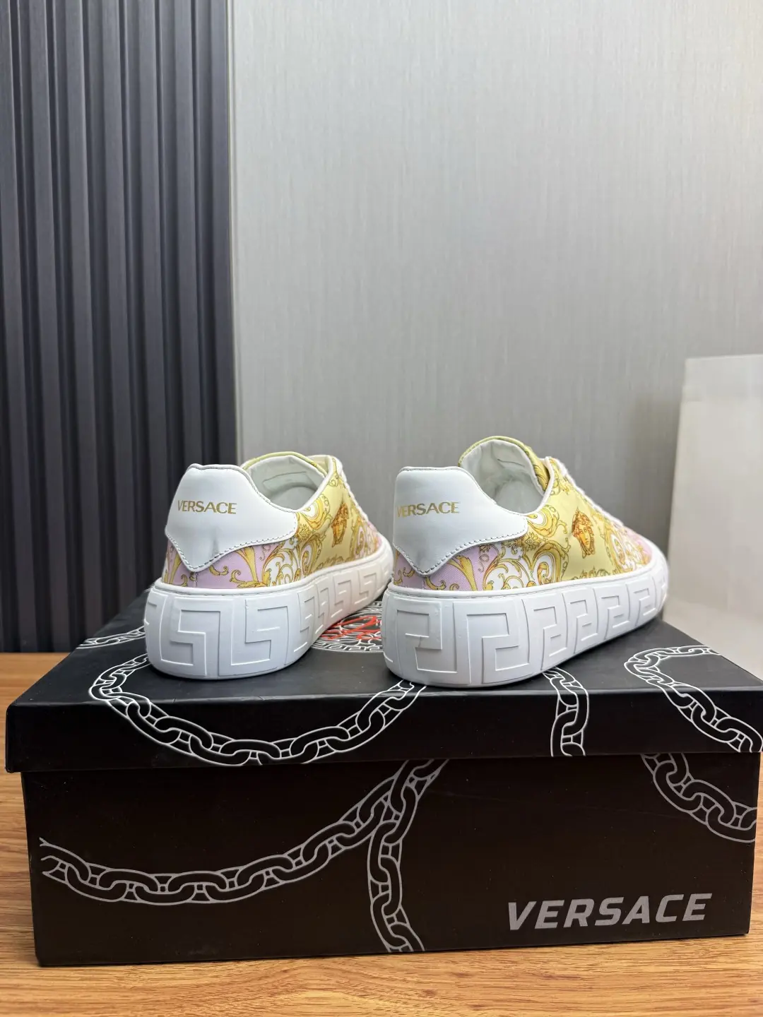 Versace Style Leather Men's Shoes Lookbook Reference image 5