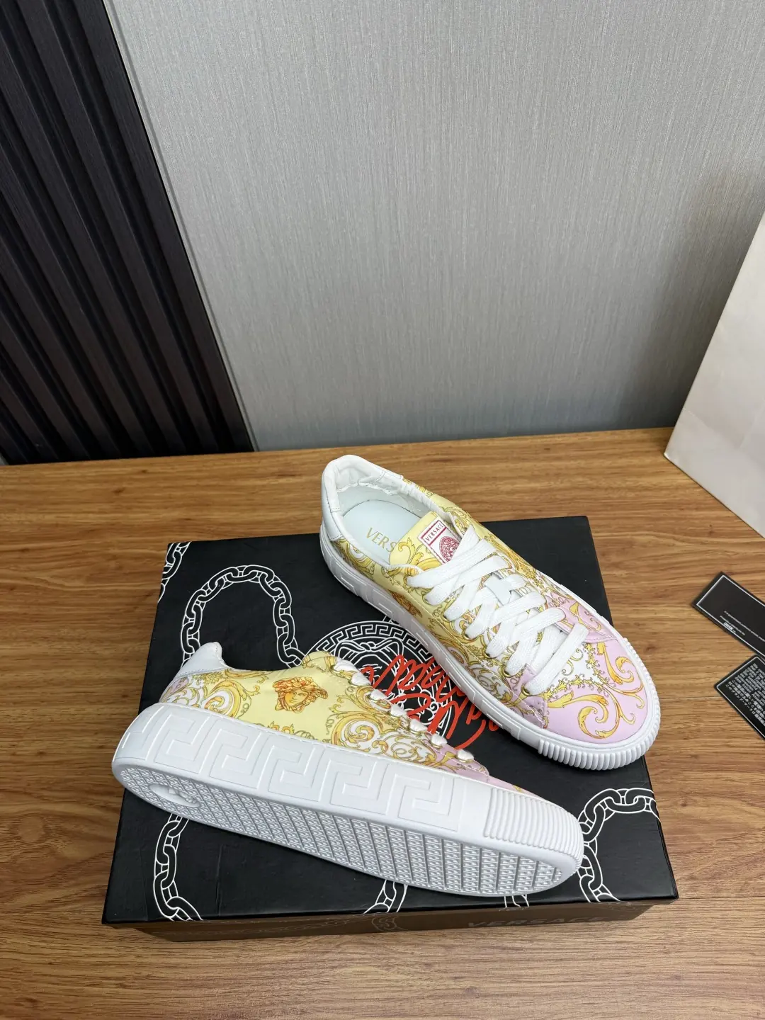 Versace Style Leather Men's Shoes Lookbook Reference image 6