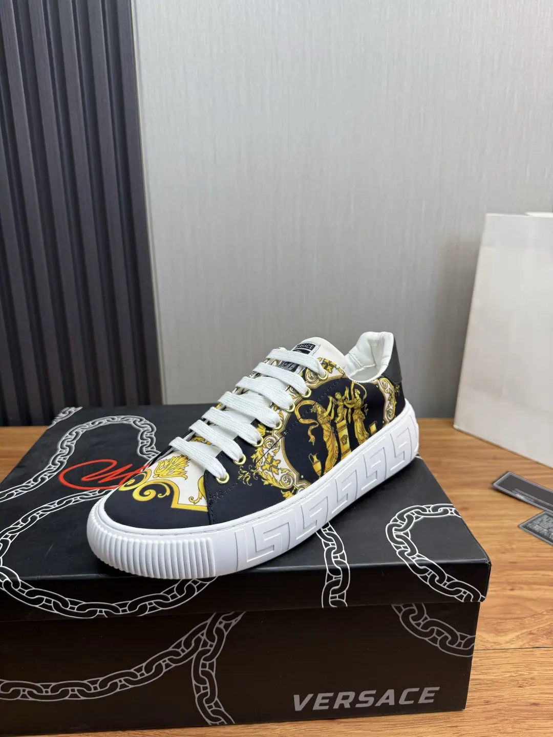 Versace Style Leather Men's Shoes Lookbook Reference image 1