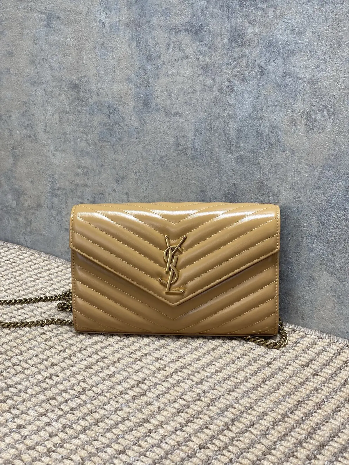 YSL Style Beige Clutch Bags Clutch detail image 1 from source 745616