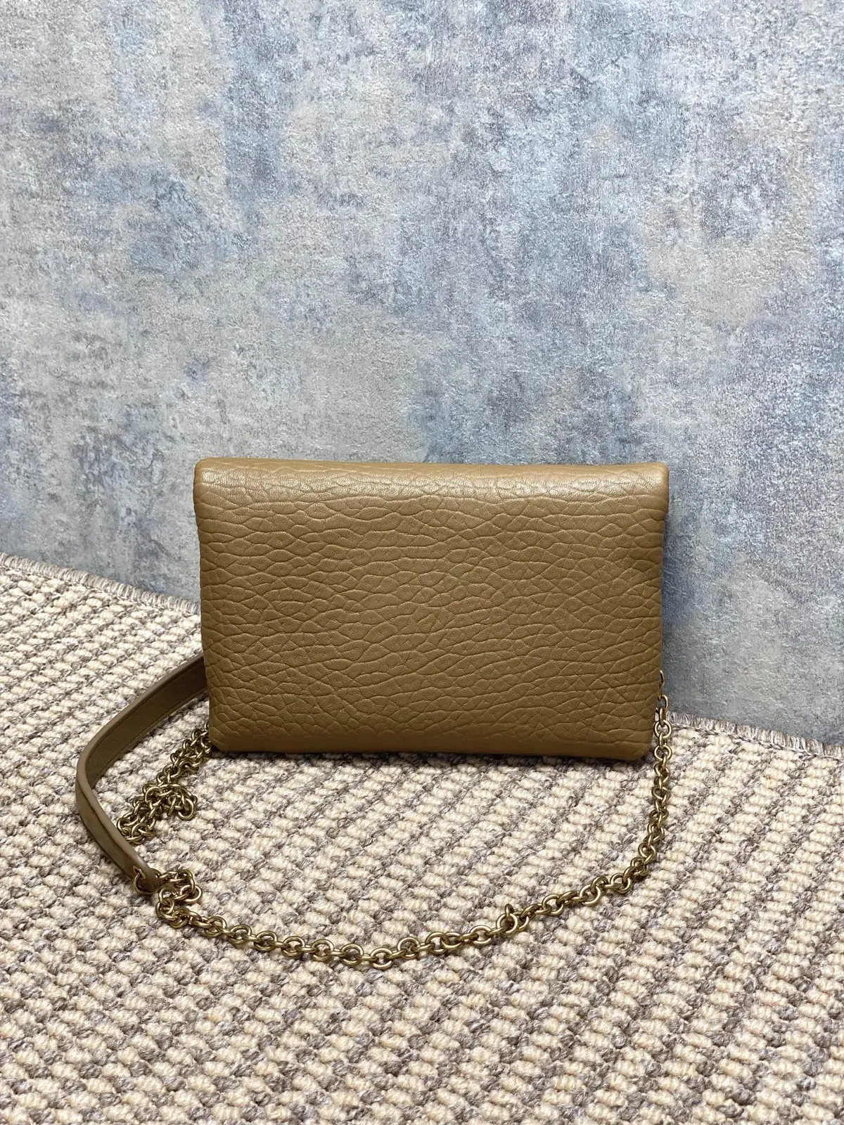 YSL Style Beige Leather Chain Bag Bags Chain Bag detail image 2 from source 729392