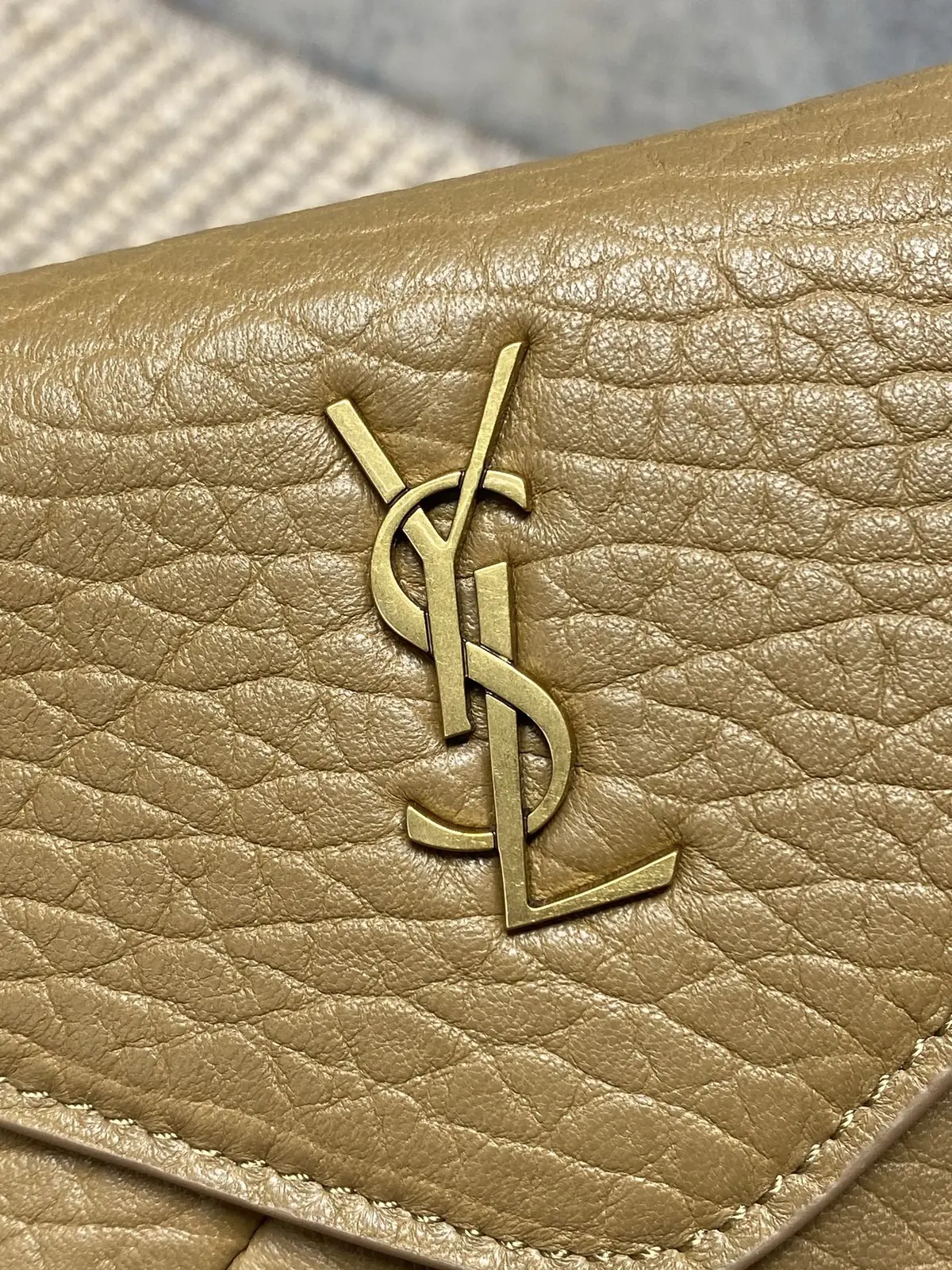YSL Style Beige Leather Chain Bag Bags Chain Bag detail image 6 from source 729392
