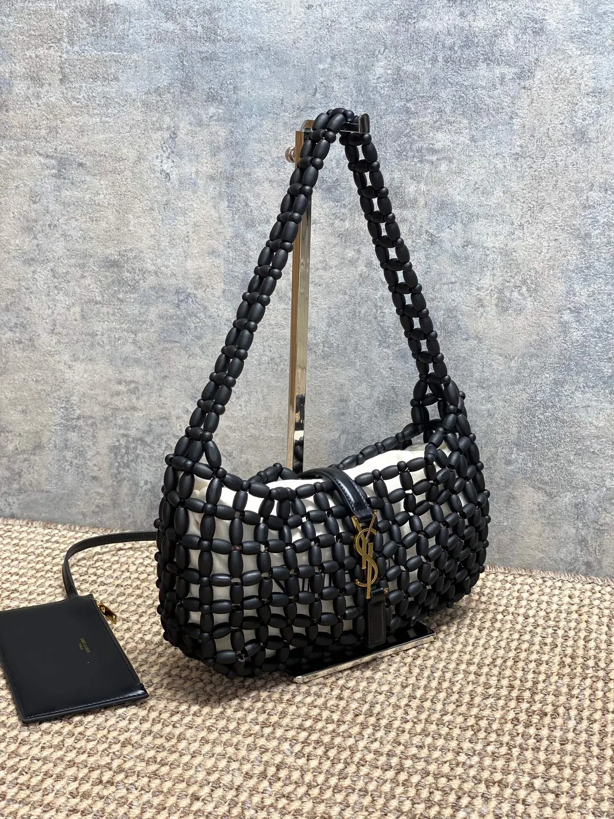 YSL Style Black Hobo Bag style reference detail image 2 from source 787561