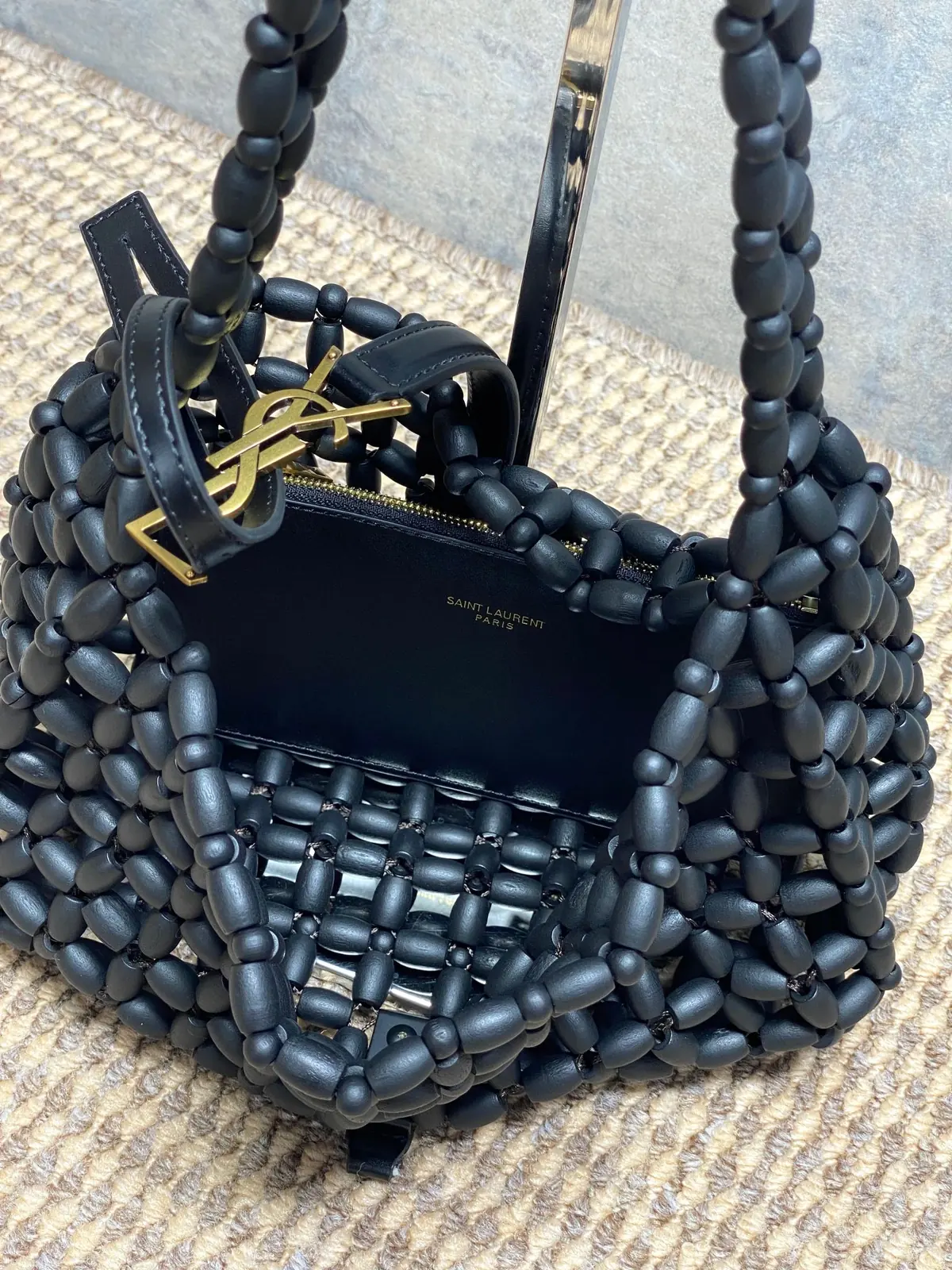 YSL Style Black Hobo Bag style reference detail image 9 from source 787561