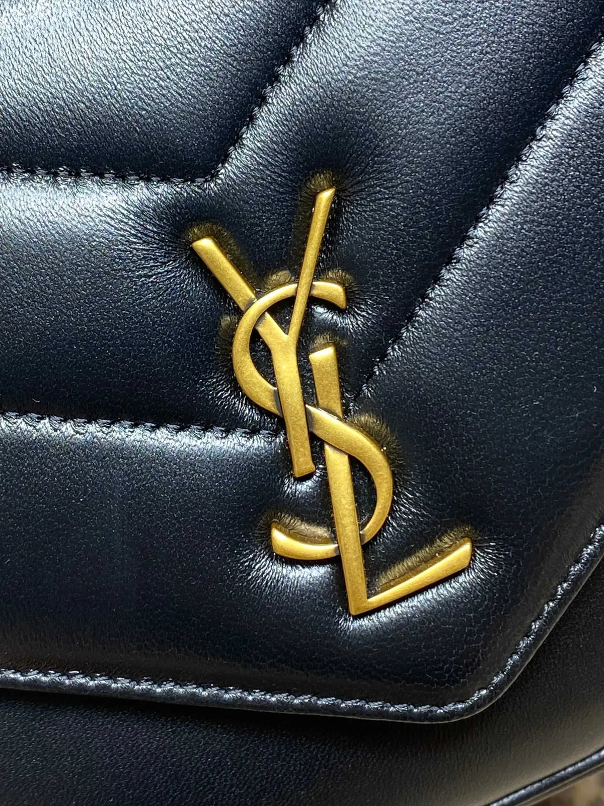 YSL Style Black Leather Chain Bag Lookbook Reference image 5