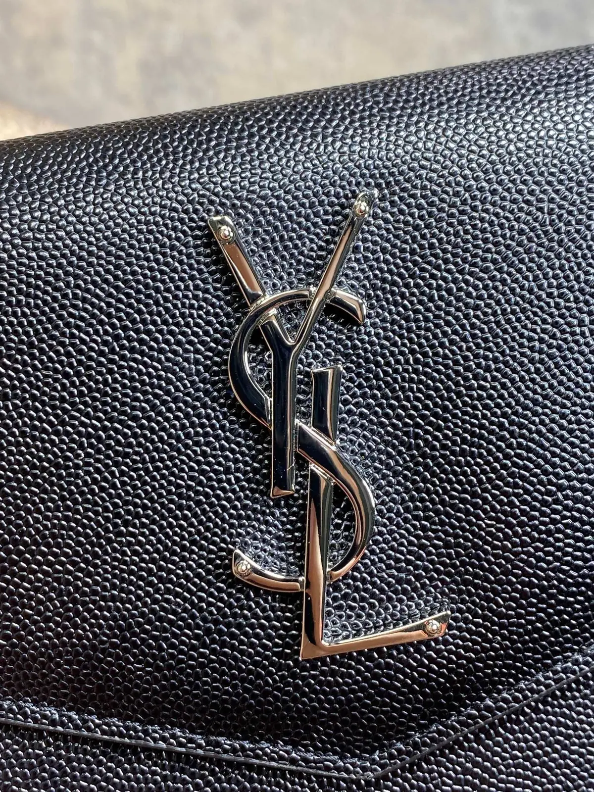 YSL Style Black Leather Clutch Lookbook Reference image 5