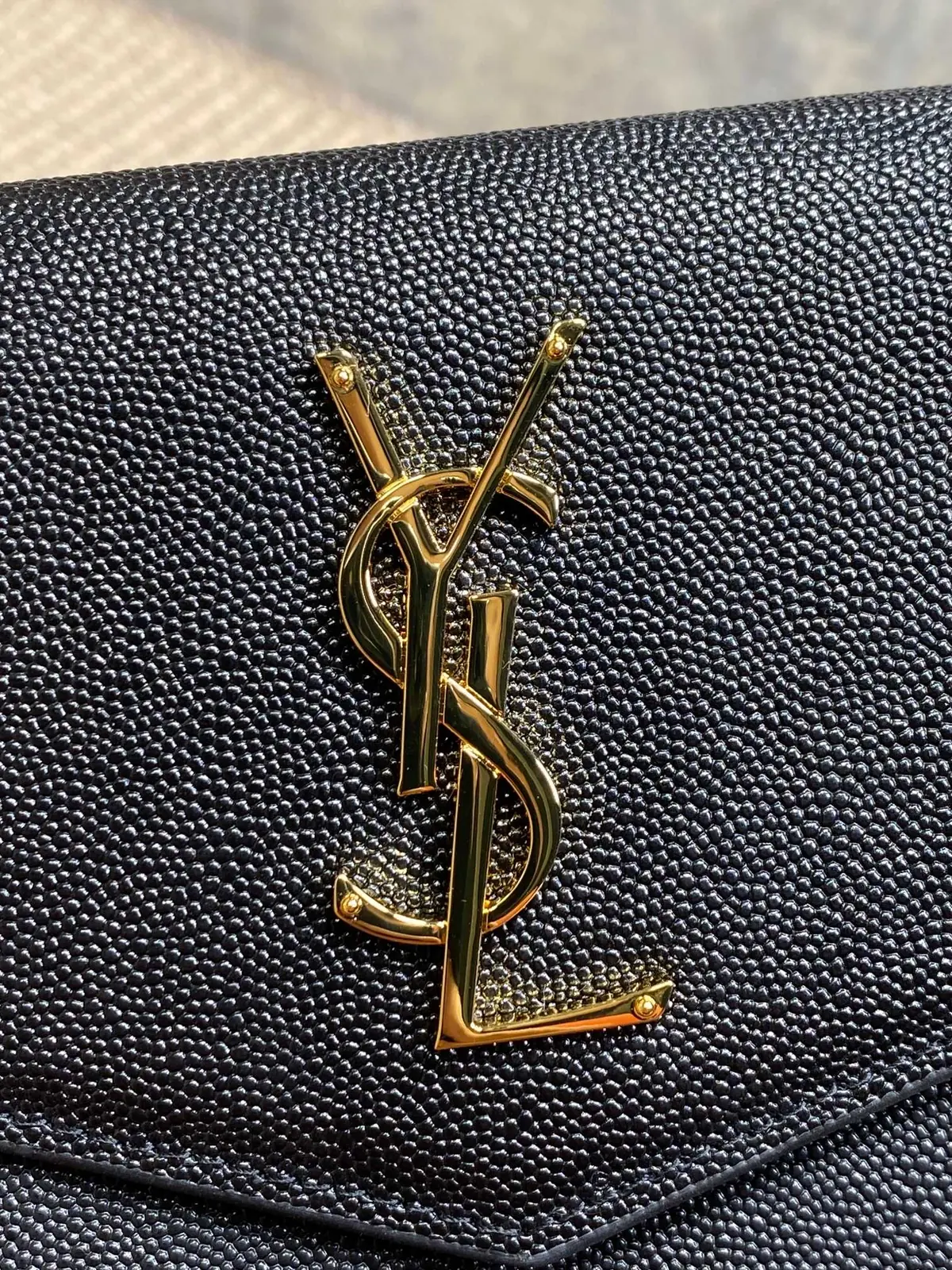 YSL Style Black Leather Clutch Lookbook Reference image 5
