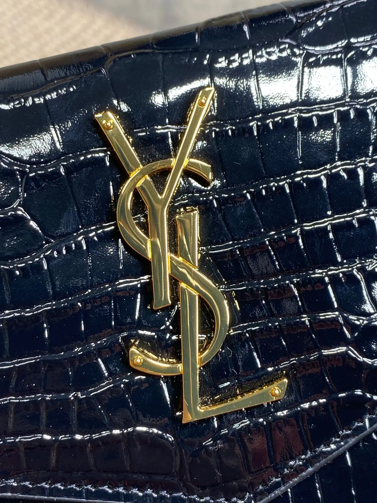 YSL Style Black Leather Clutch Lookbook Reference image 5