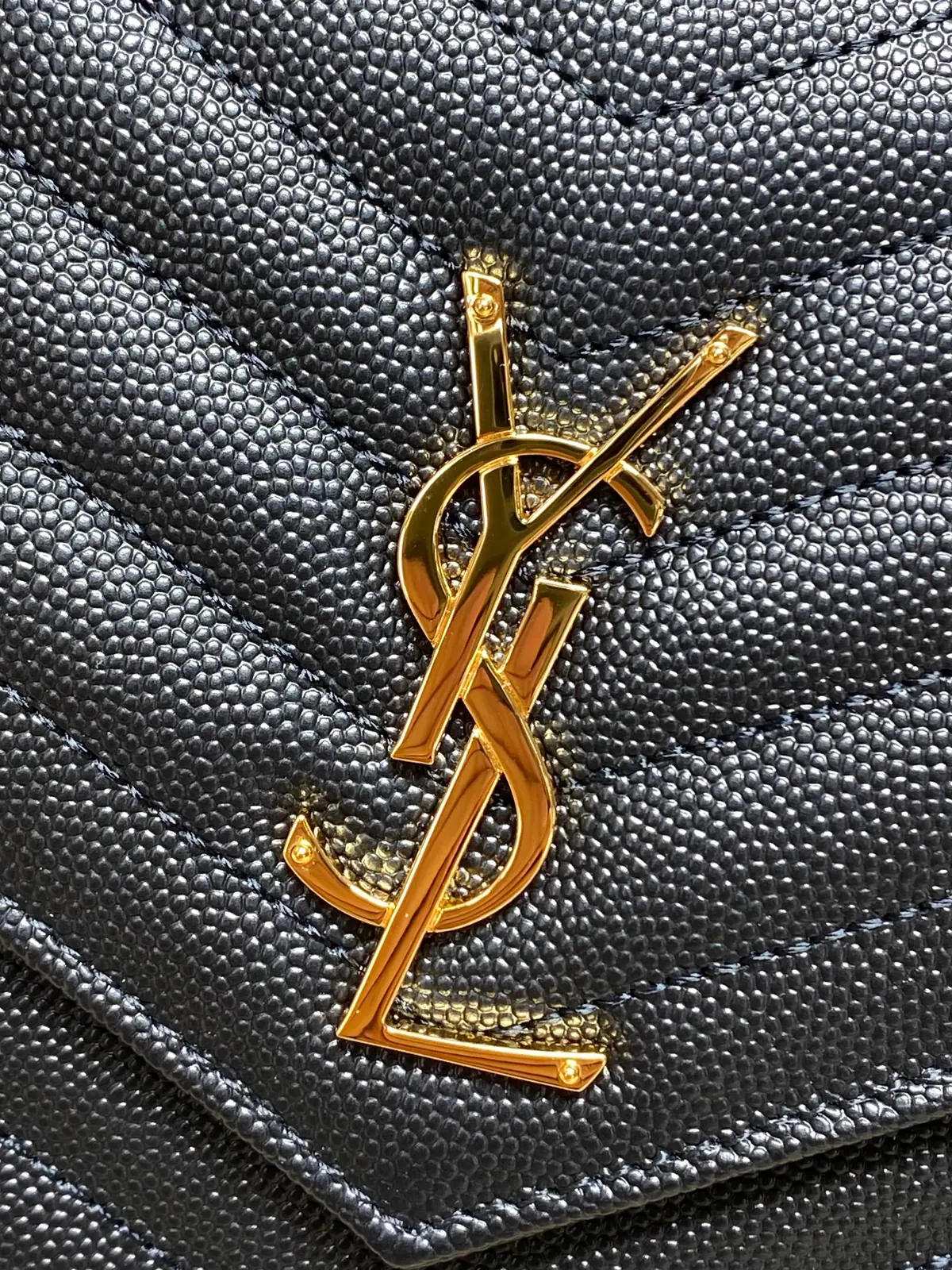 YSL Style Black Leather Clutch Lookbook Reference image 6