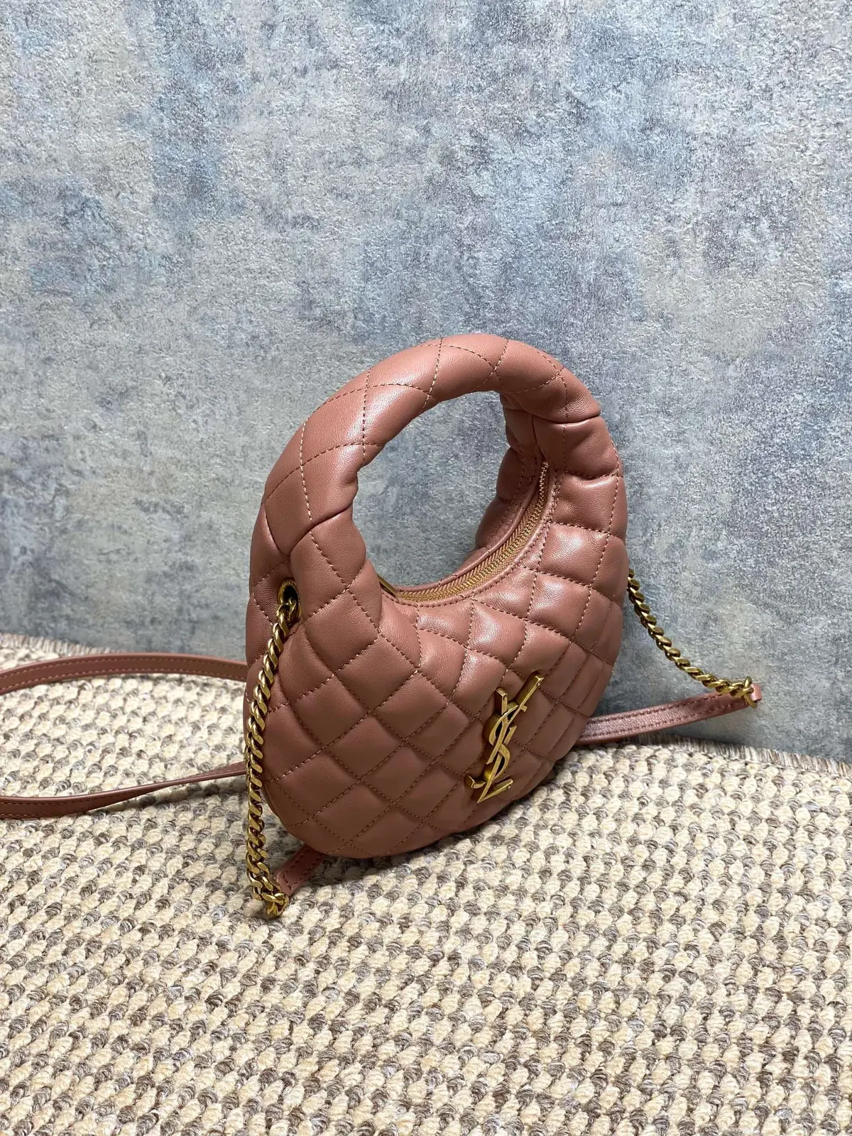 YSL Style Black Leather Hobo Bag Lookbook Reference image 3