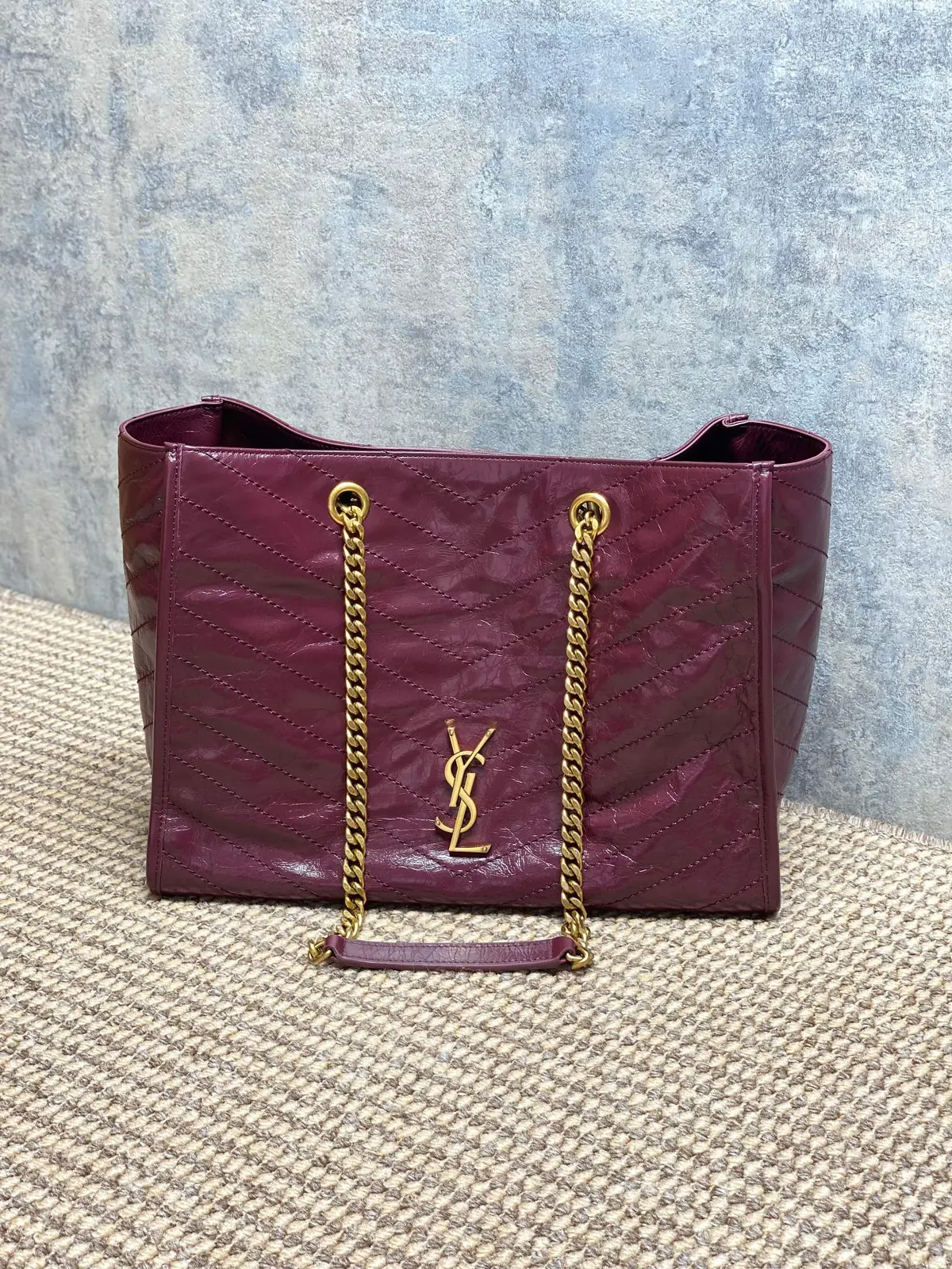 YSL Style Black Leather Tote Bag Lookbook Reference image 1