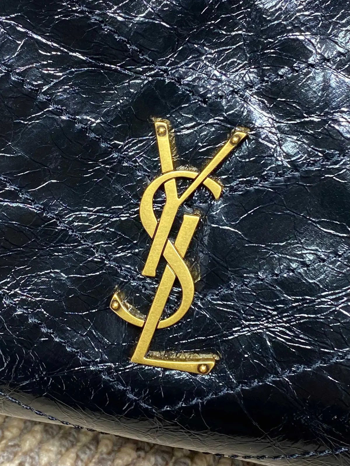YSL Style Black Leather Tote Bag Lookbook Reference image 6