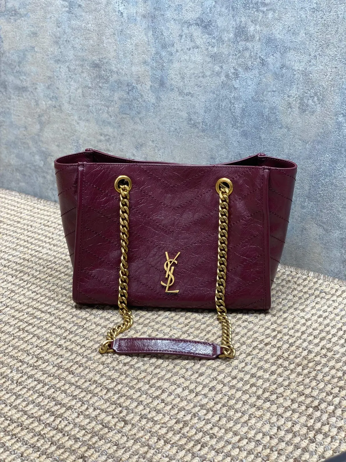YSL Style Black Leather Tote Bag Lookbook Reference image 1
