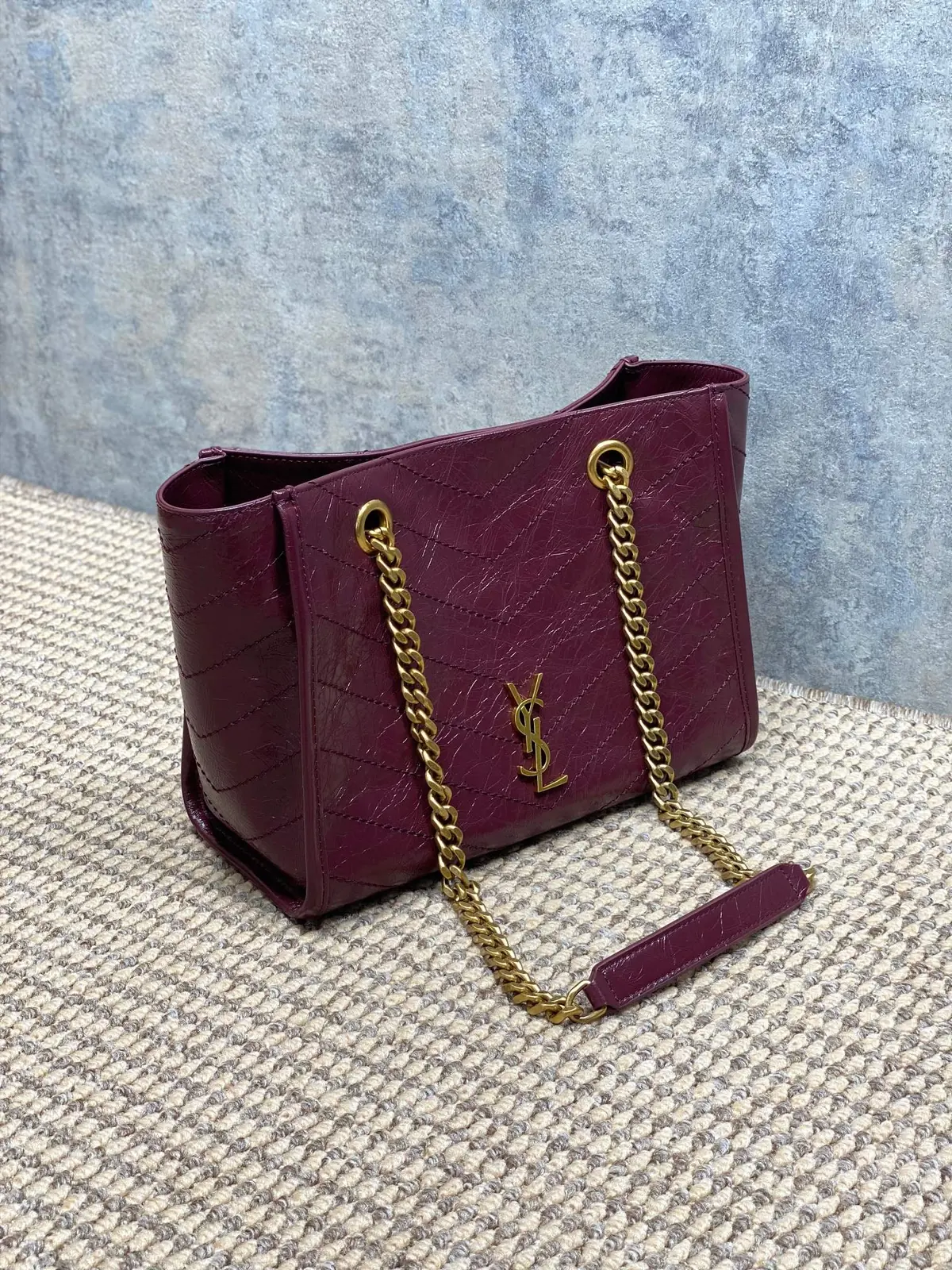 YSL Style Black Leather Tote Bag Lookbook Reference image 2