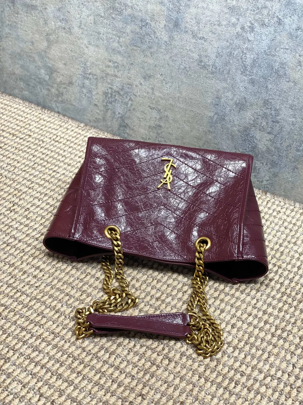 YSL Style Black Leather Tote Bag Lookbook Reference image 5