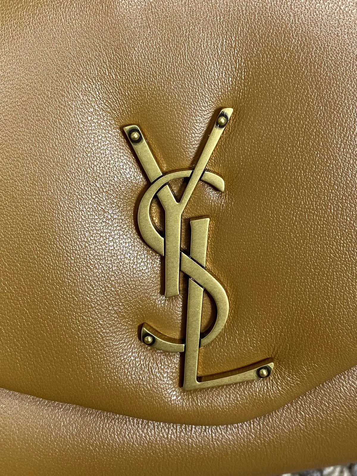 YSL Style Gold Leather Wallet Lookbook Reference image 5