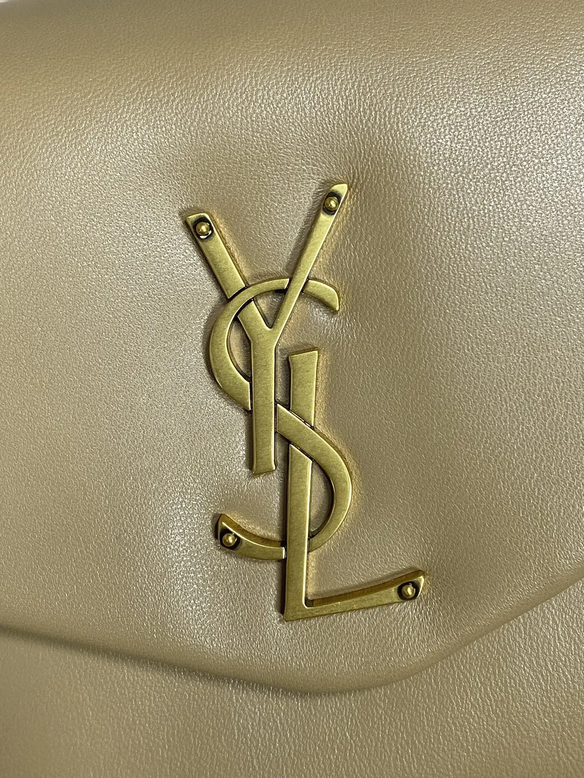 YSL Style Gold Leather Wallet Lookbook Reference image 5