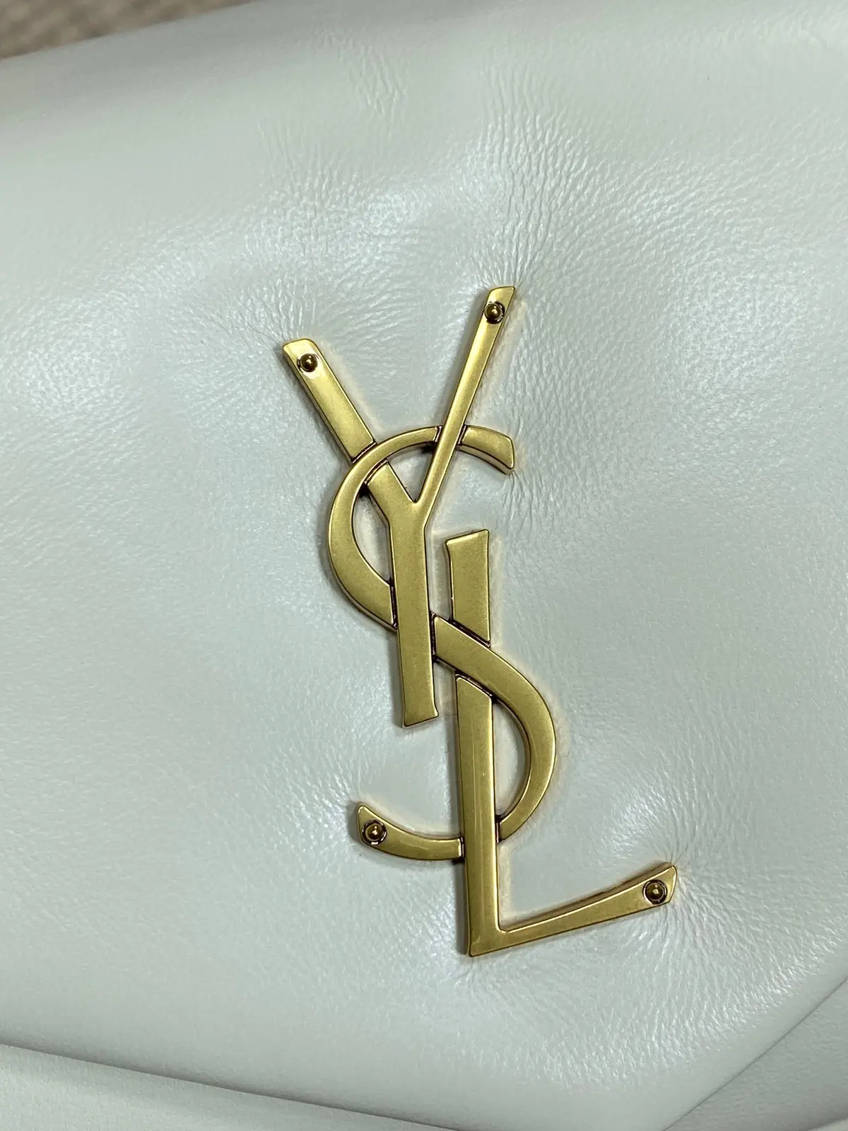 YSL Style Gold Leather Wallet Lookbook Reference image 5