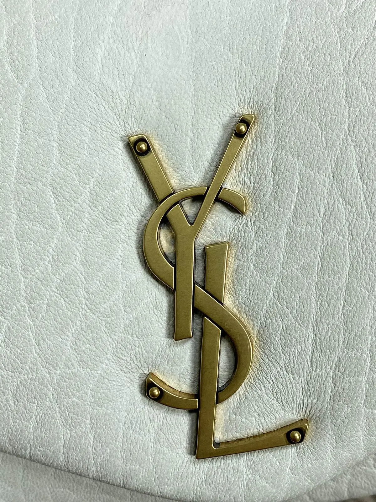 YSL Style Gold Leather Wallet Lookbook Reference image 5
