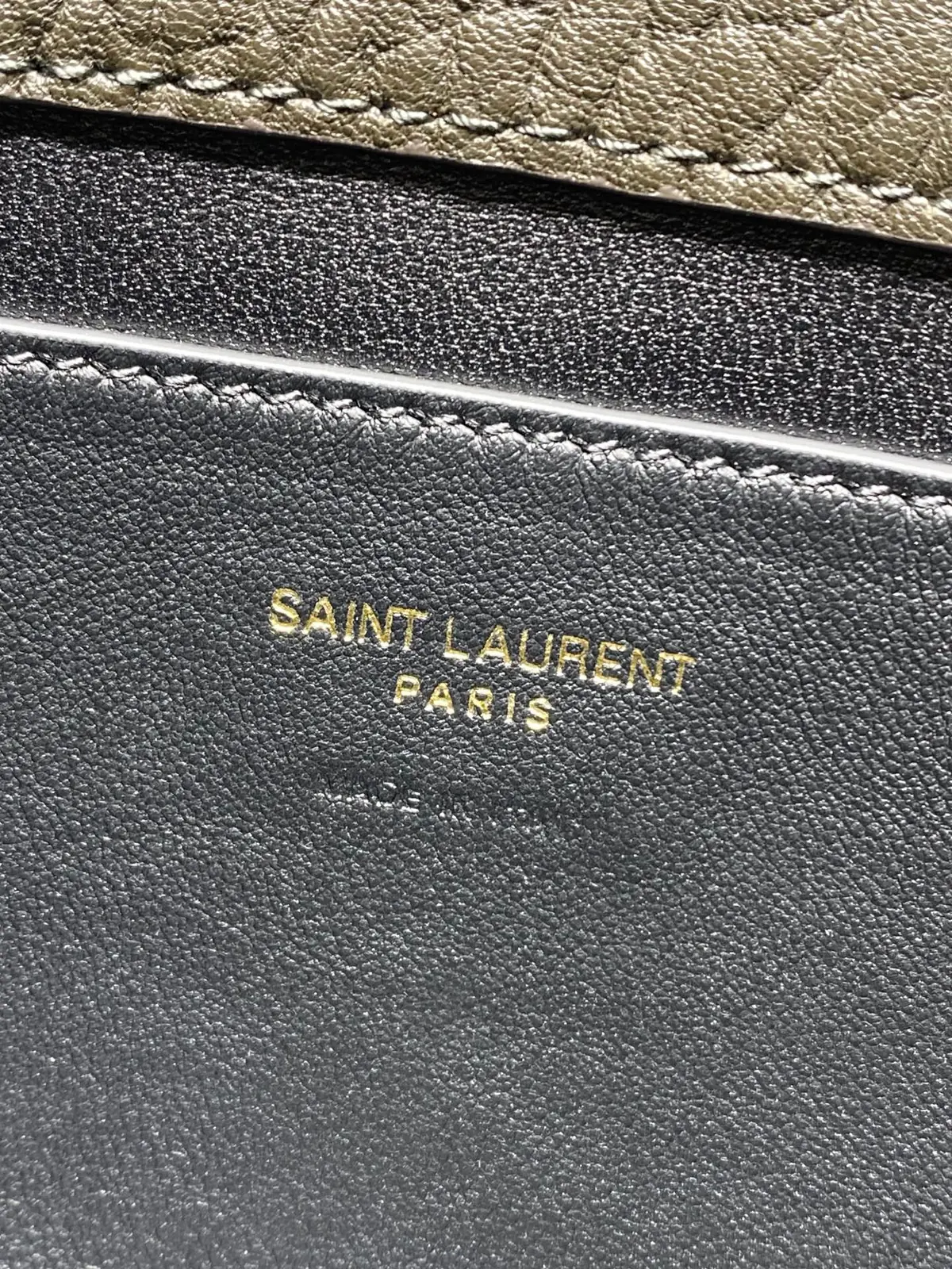 YSL Style Green Leather Chain Bag Bags Chain Bag detail image 8 from source 729395