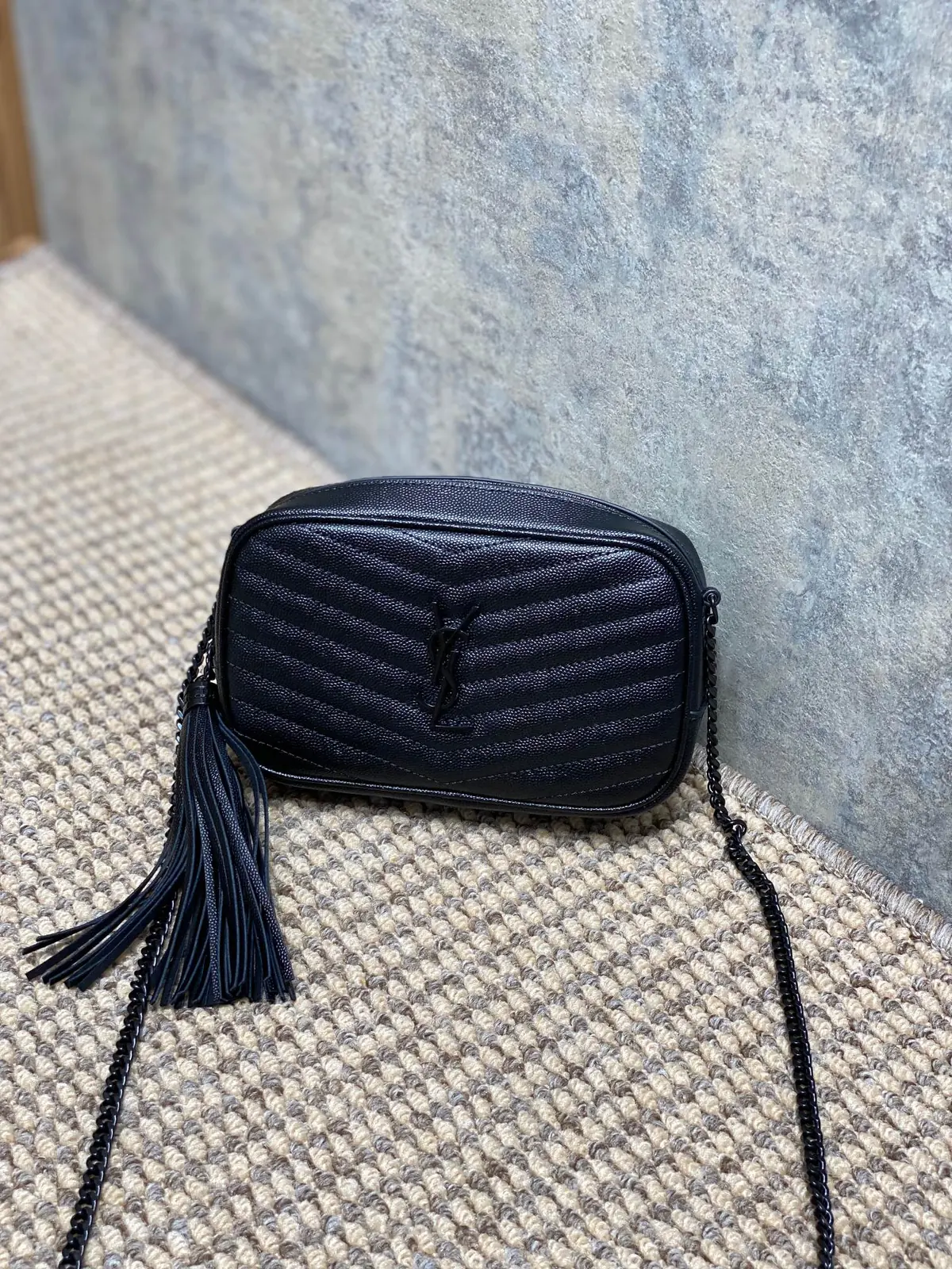 YSL Style Leather Camera Bag Bags Camera Bag detail image 3 from source 729382