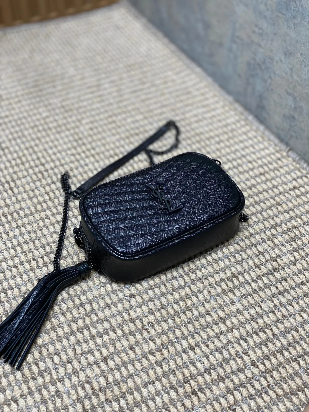 YSL Style Leather Camera Bag Bags Camera Bag detail image 4 from source 729382