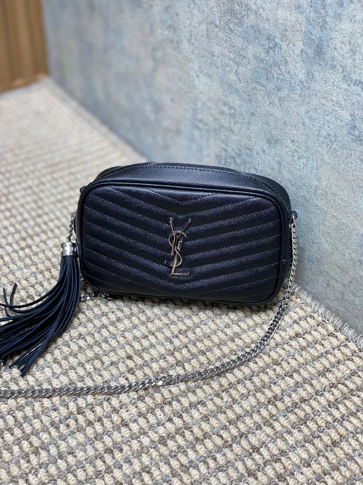 YSL Style Leather Camera Bag Bags Camera Bag detail image 3 from source 729383